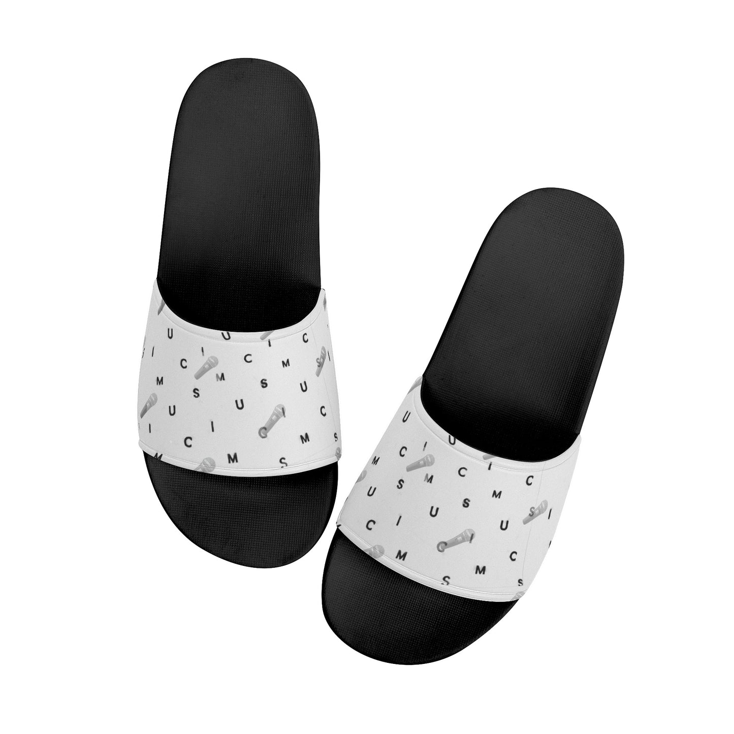 Music Womens Slide Sandals Shoes