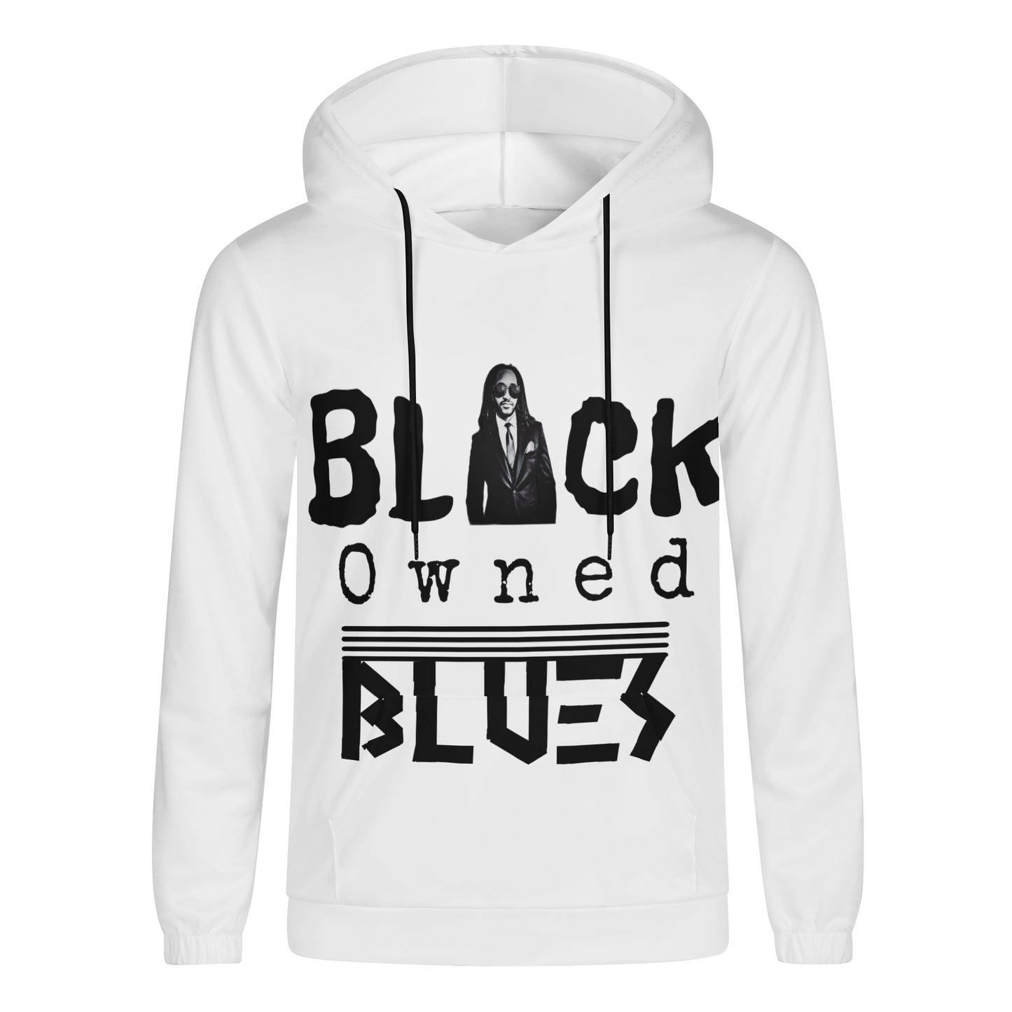 Black Owned Blues Lightweight Hoodie