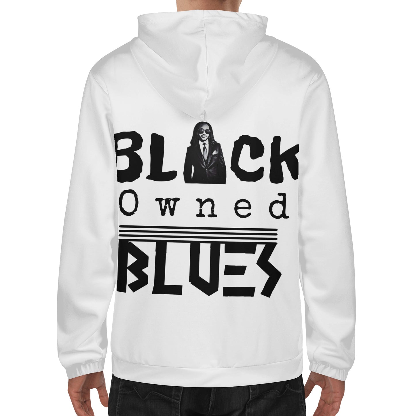 Black Owned Blues Lightweight Hoodie