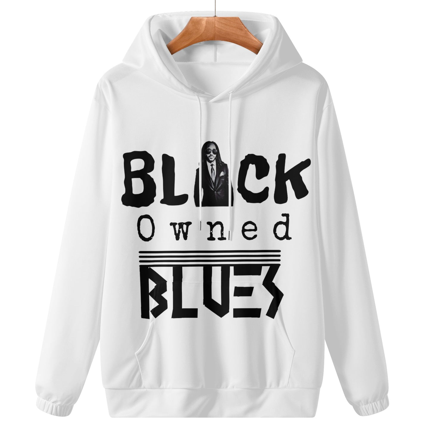 Black Owned Blues Lightweight Hoodie