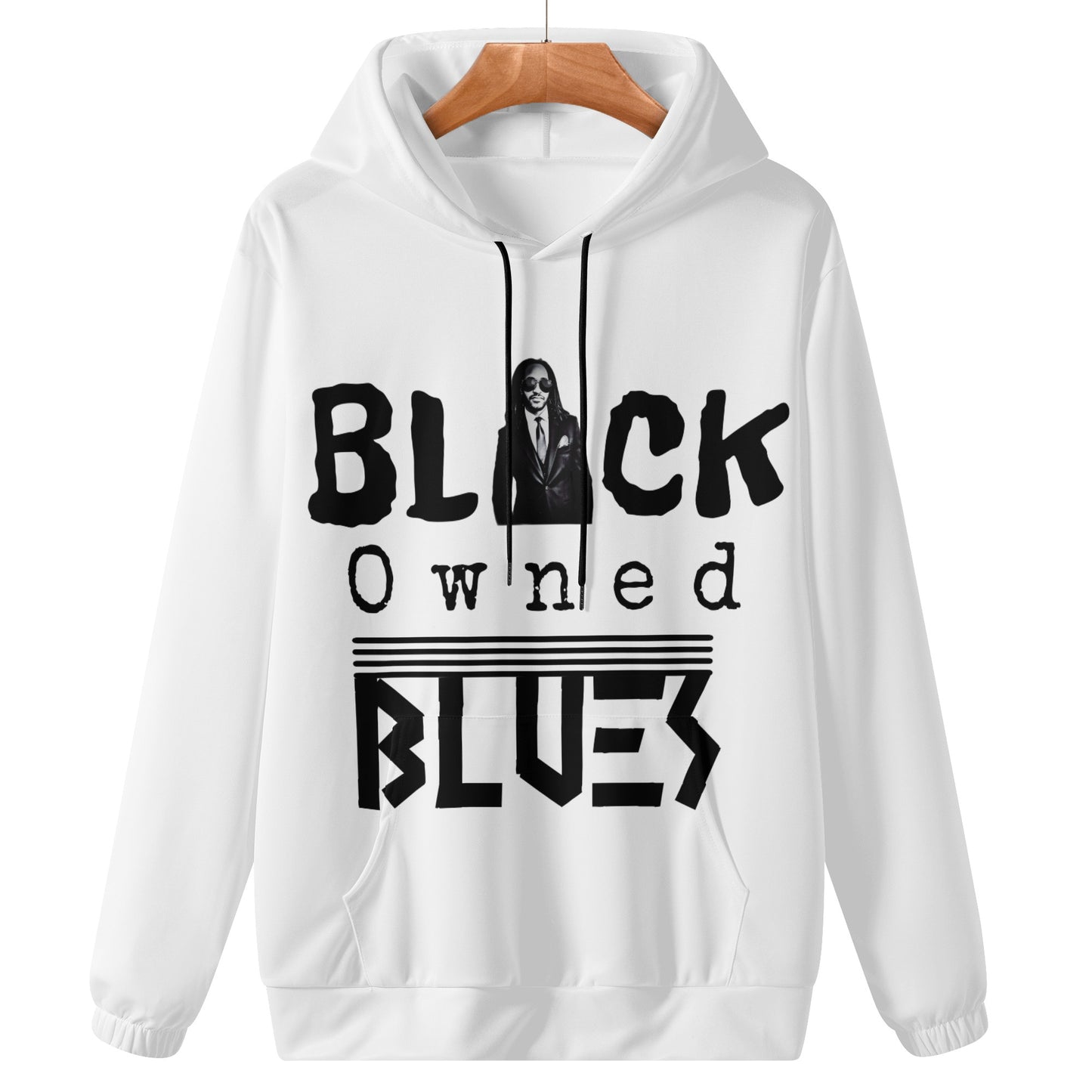 Black Owned Blues Lightweight Hoodie