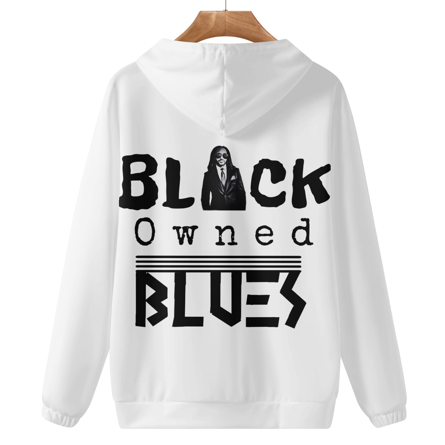 Black Owned Blues Lightweight Hoodie