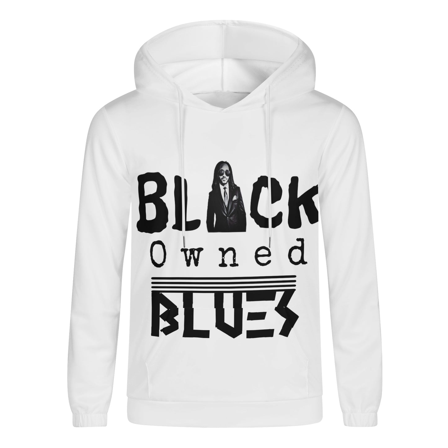 Black Owned Blues Lightweight Hoodie