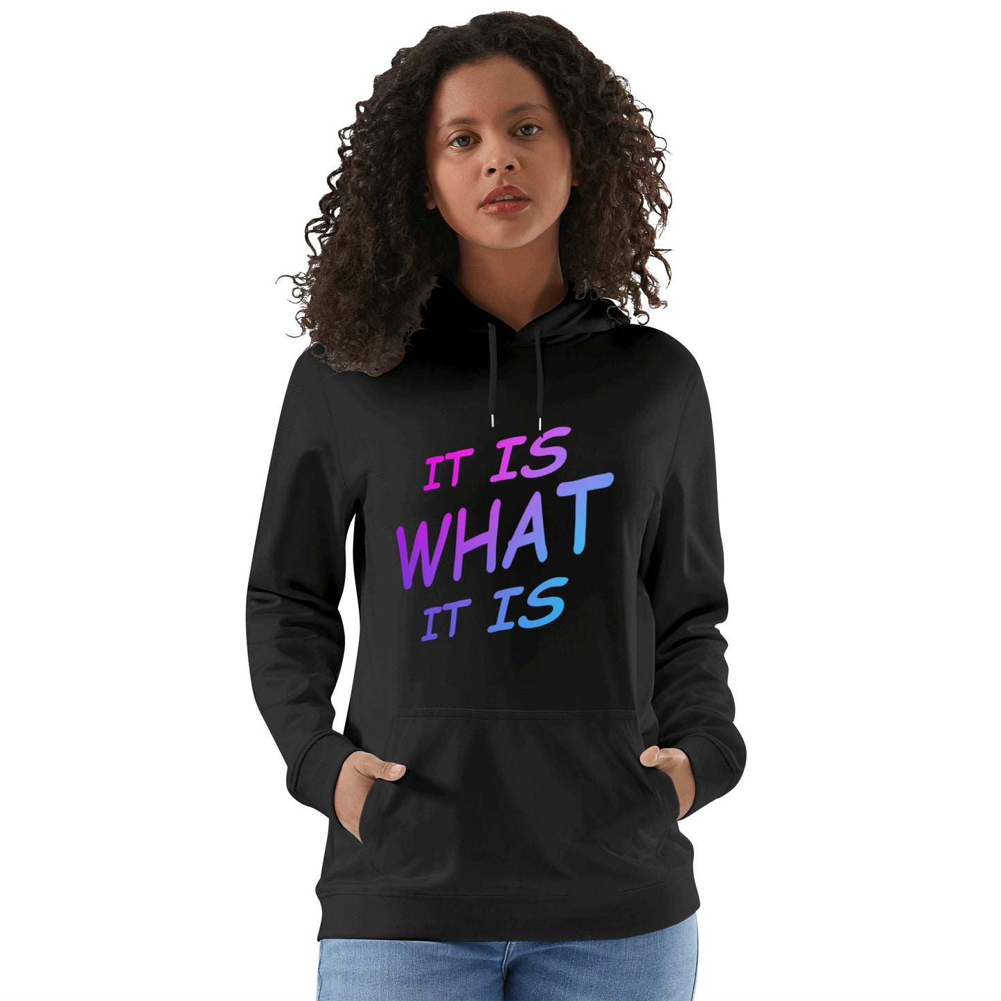 It is what it is Male hoodie