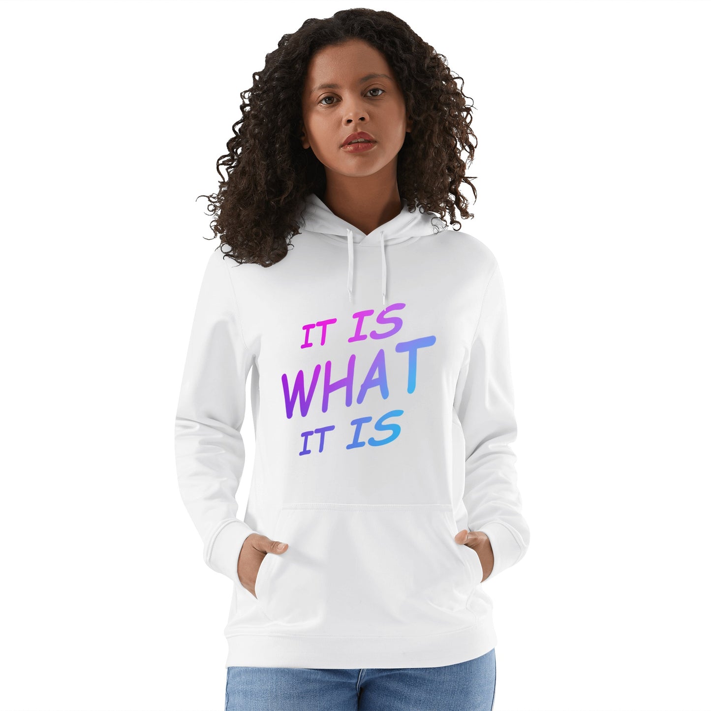 It is what it is Male hoodie