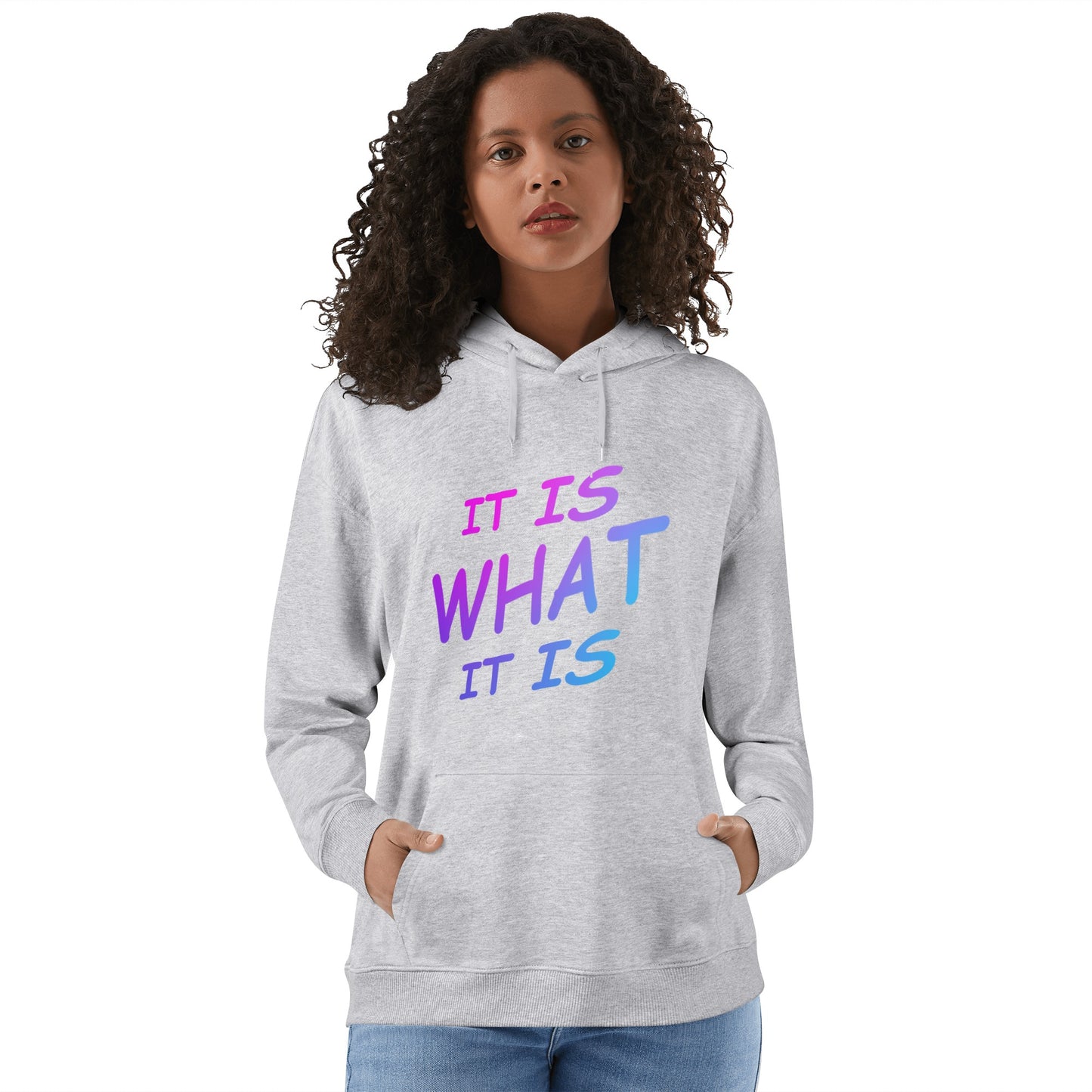 It is what it is Male hoodie