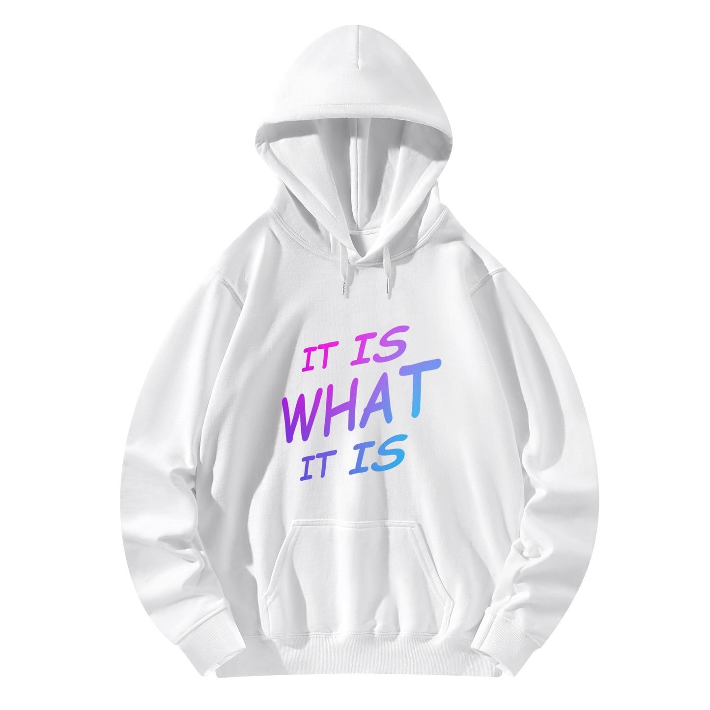 It is what it is Male hoodie