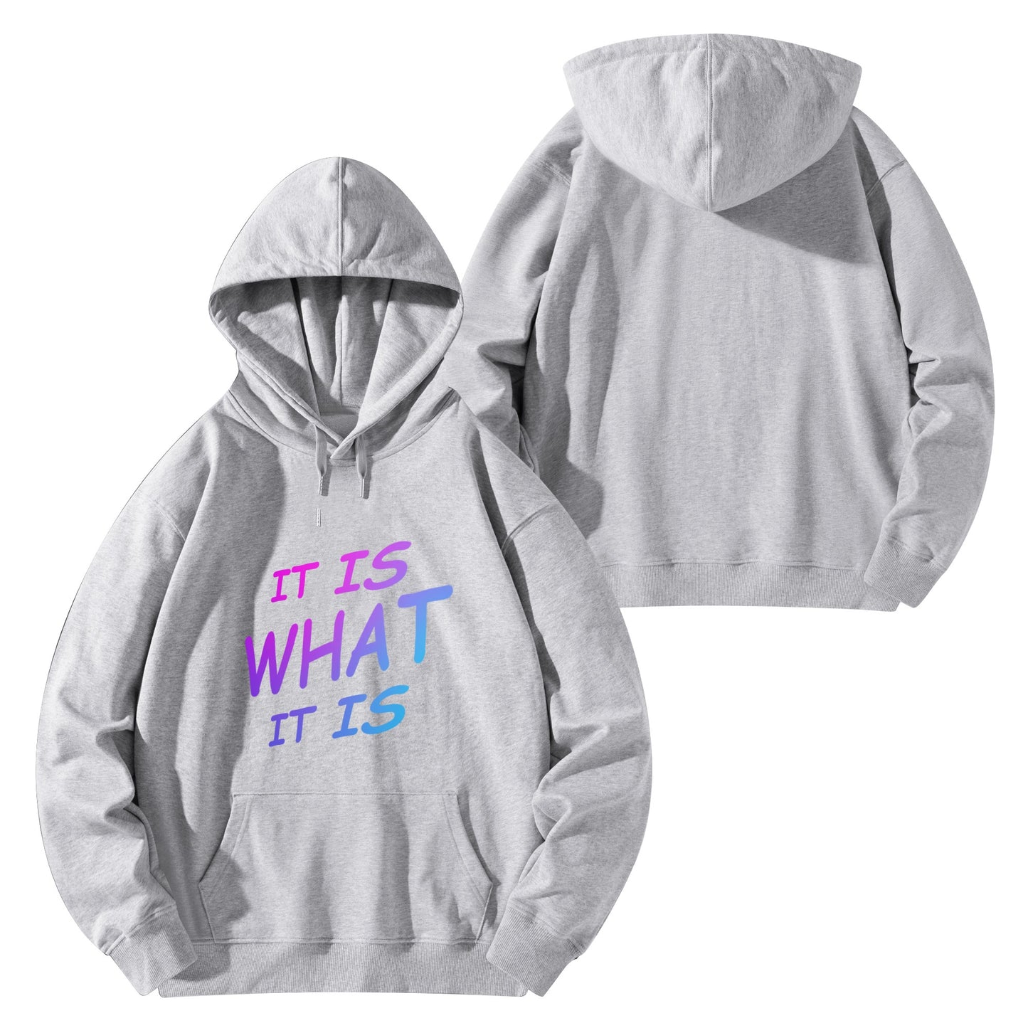 It is what it is Male hoodie