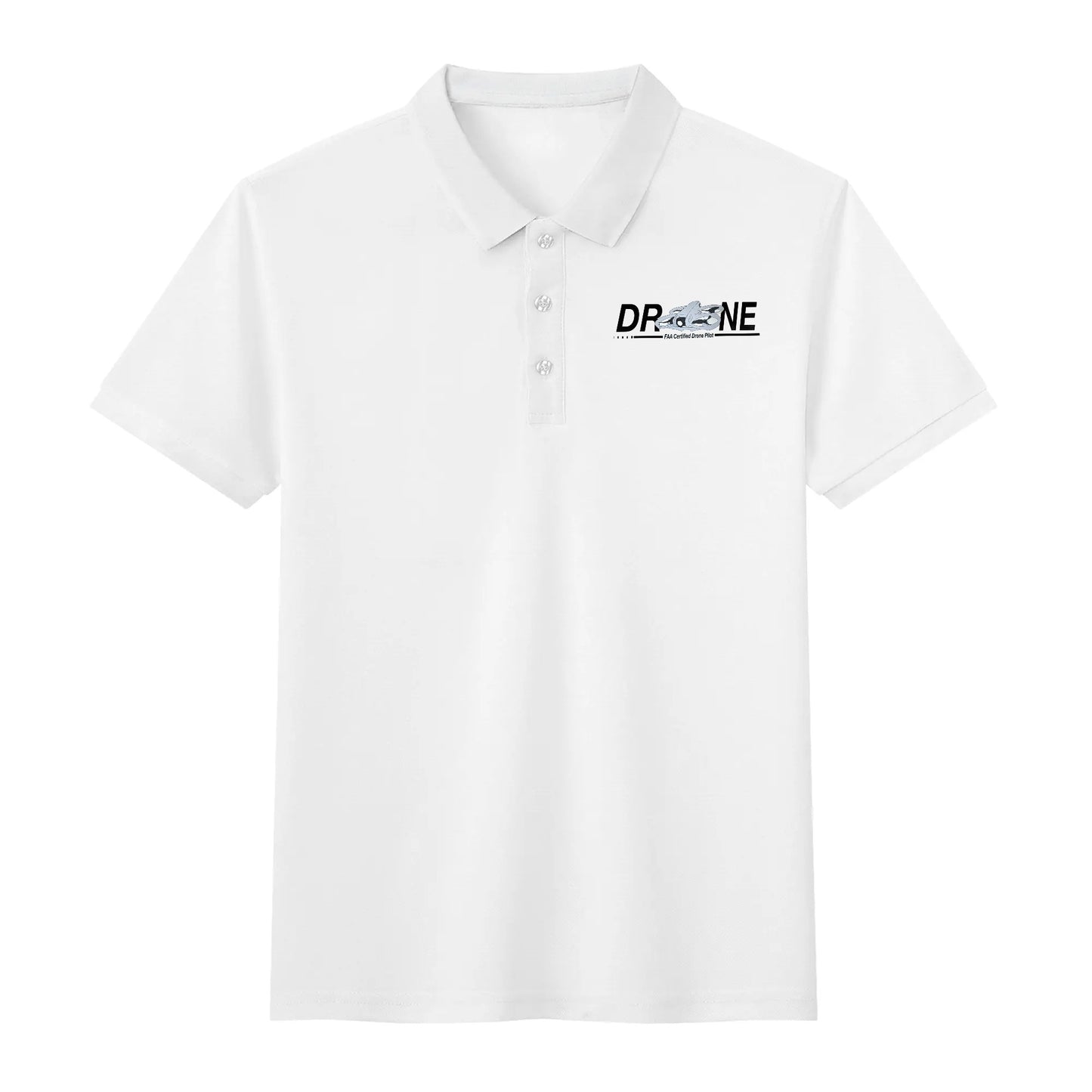 Unisex Adult Half printed Cotton Polo Shirt