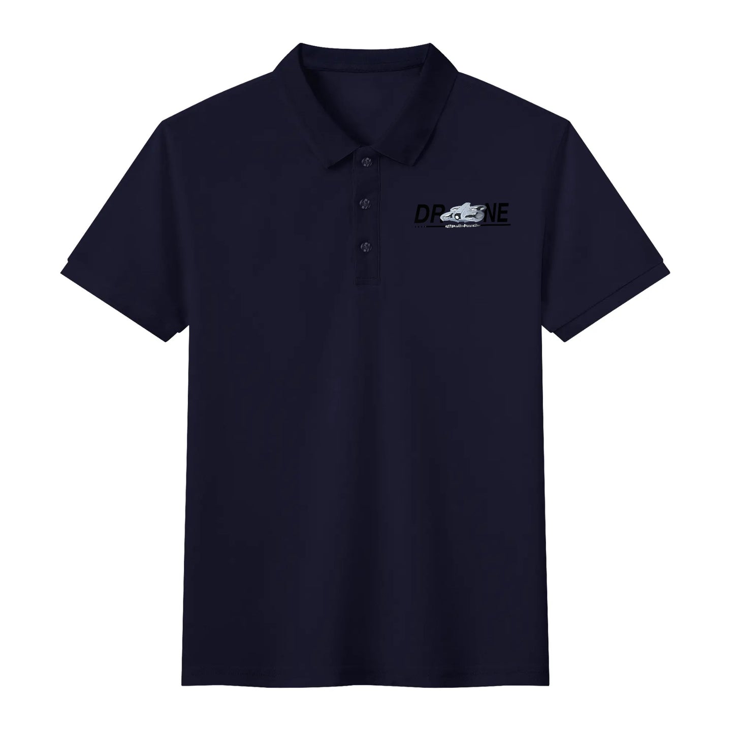 Unisex Adult Half printed Cotton Polo Shirt