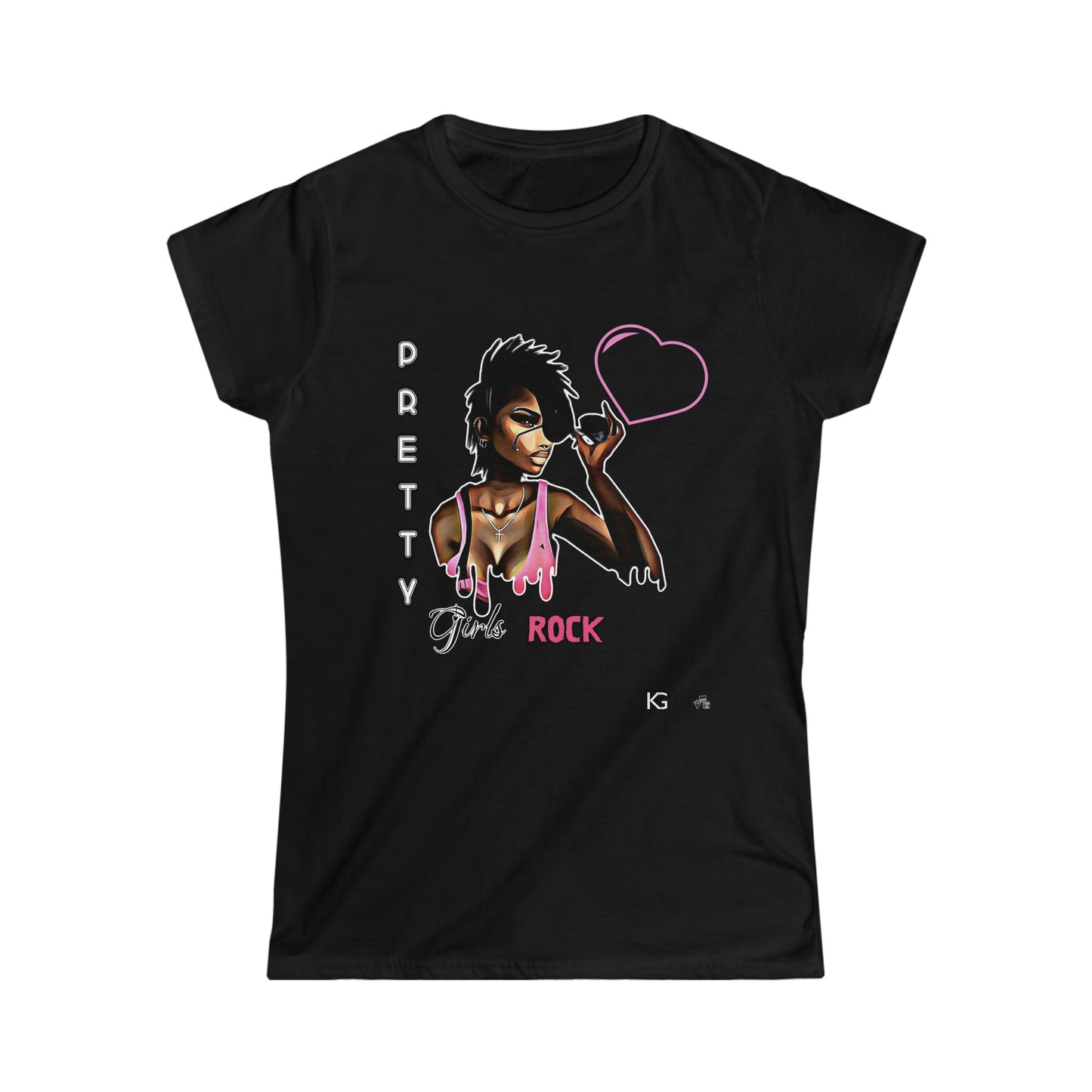 Women's Pretty girls rock Softstyle Tee