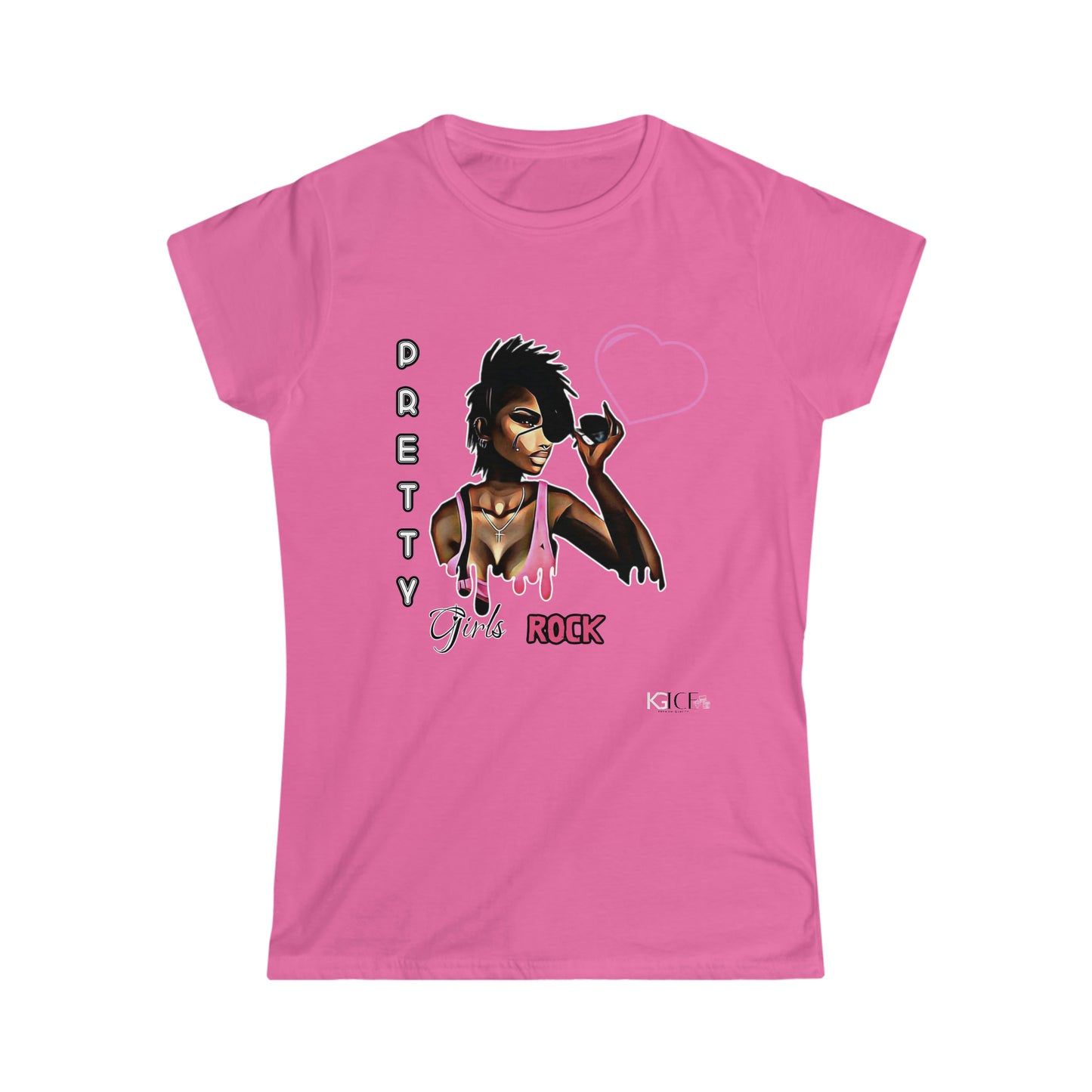 Women's Pretty girls rock Softstyle Tee