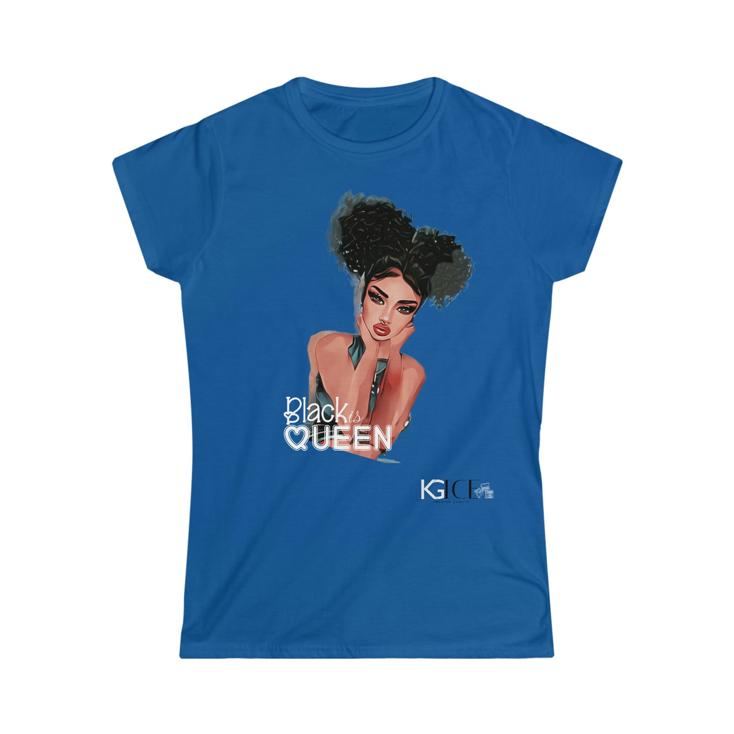 Women's Black Queen Softstyle Tee