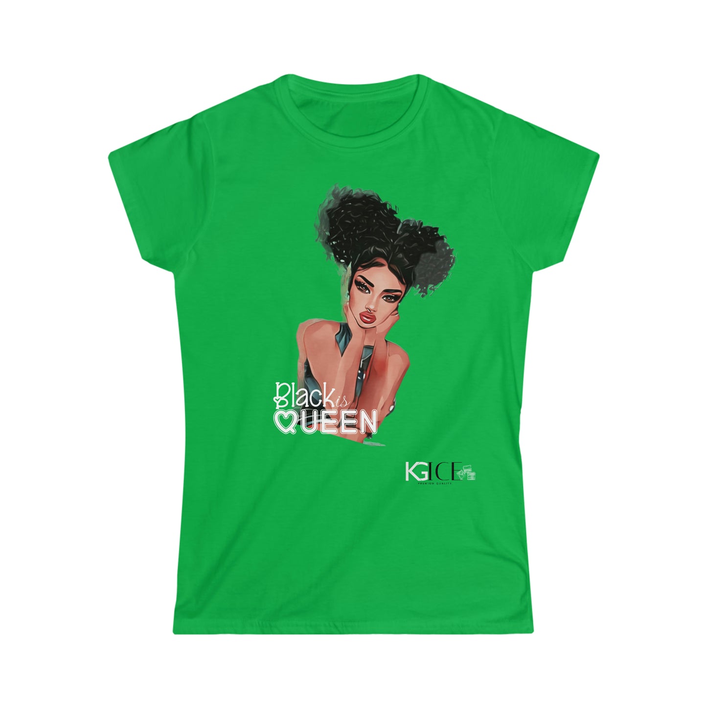 Women's Black Queen Softstyle Tee