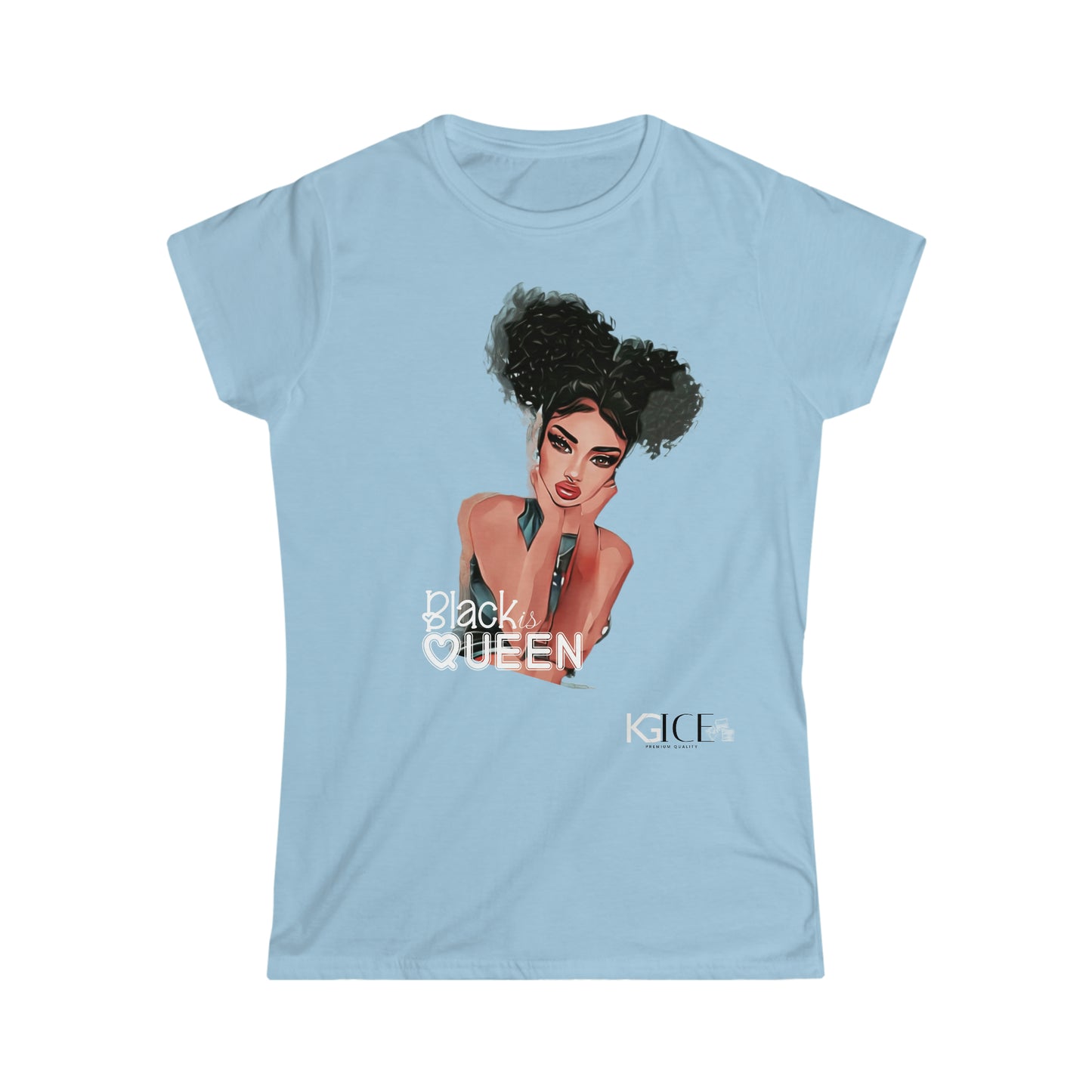 Women's Black Queen Softstyle Tee