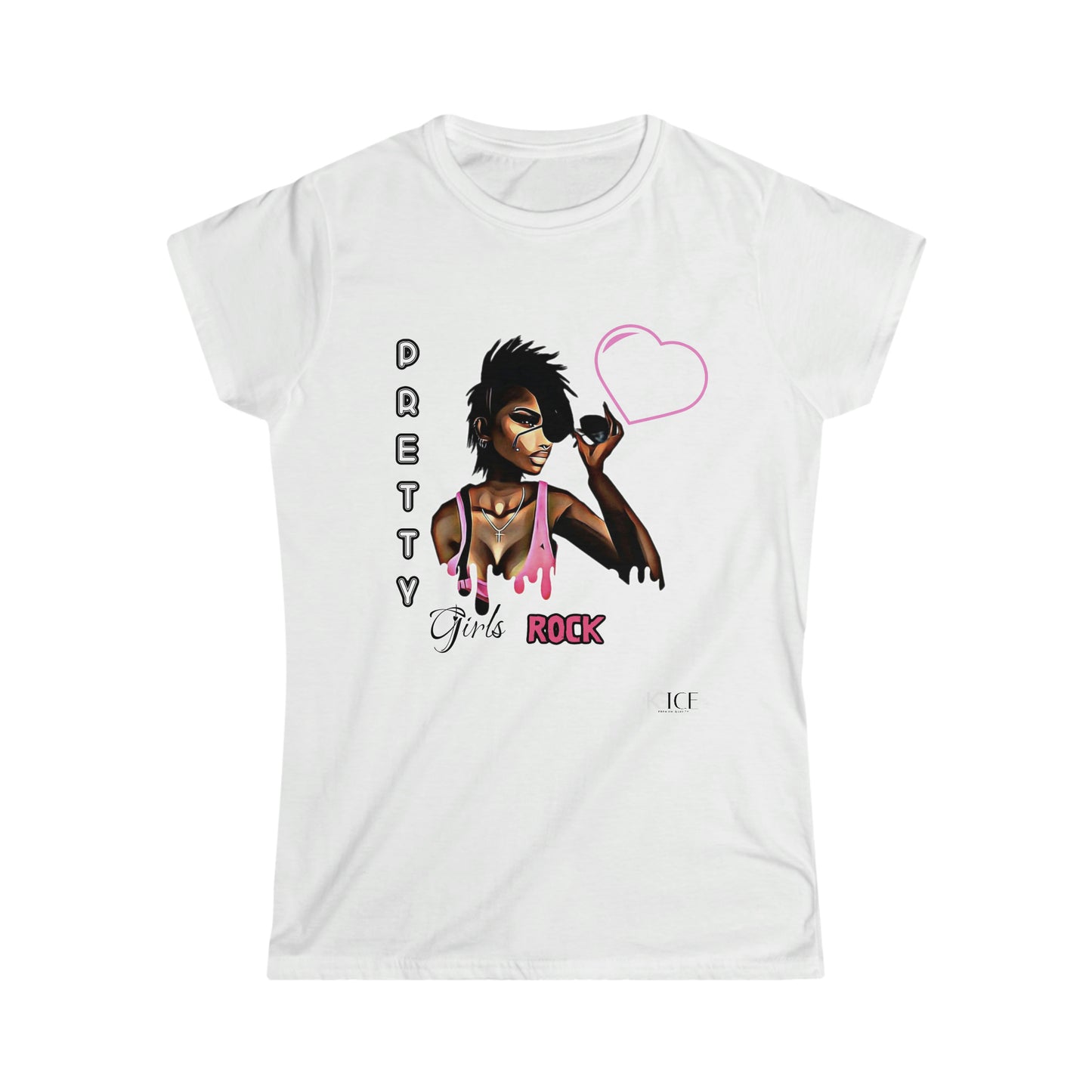 Women's Pretty girls rock Softstyle Tee