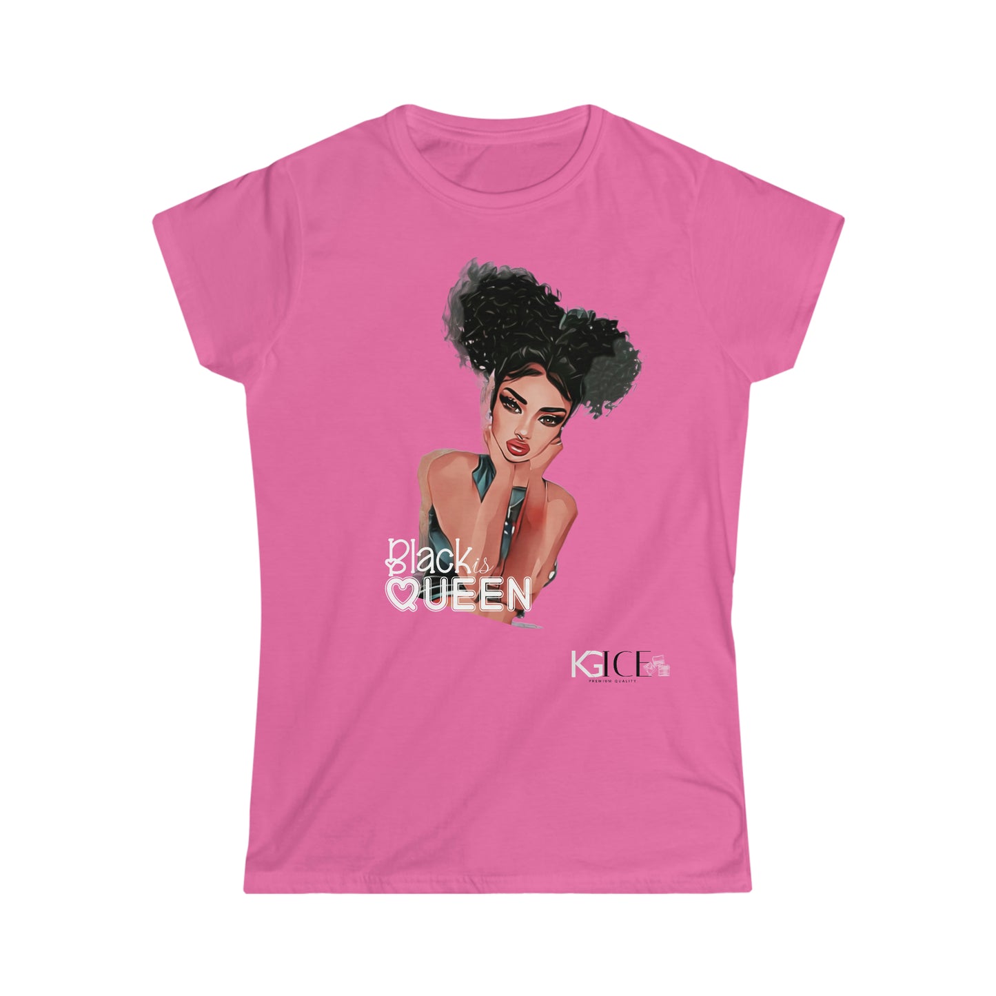 Women's Black Queen Softstyle Tee