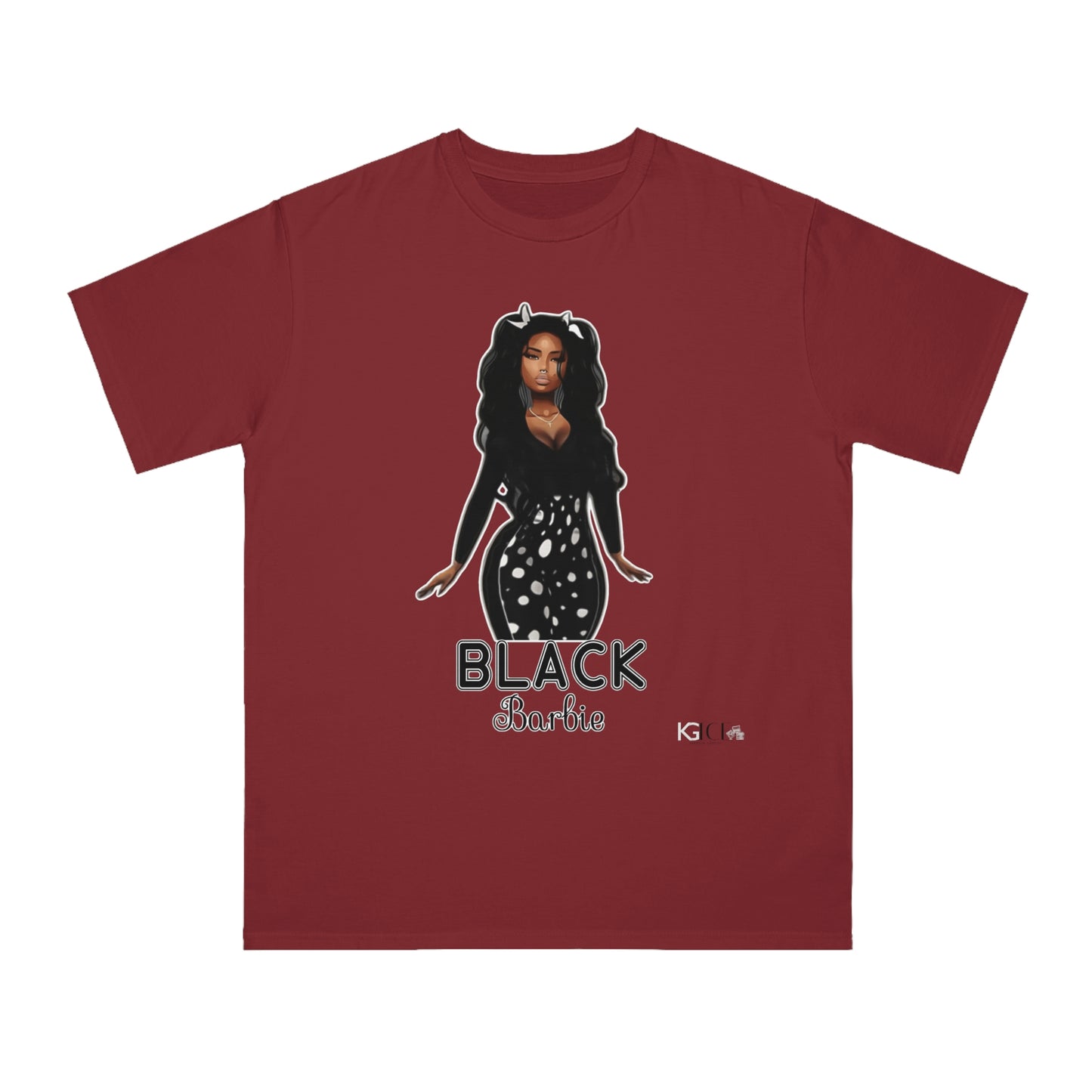 KGice Black Barbie Organic Unisex Classic T-Shirt