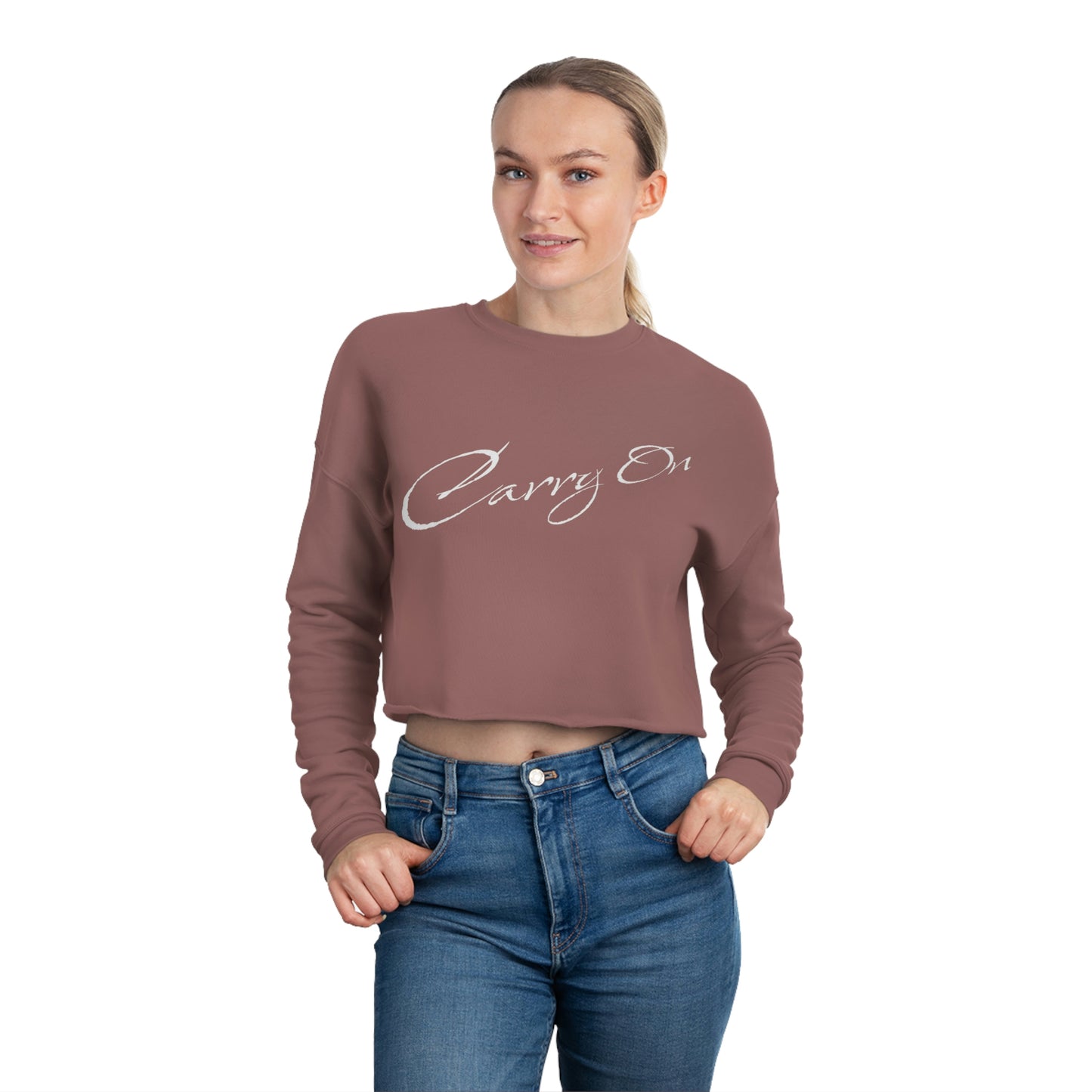 KGice Carry on Women's Cropped Sweatshirt