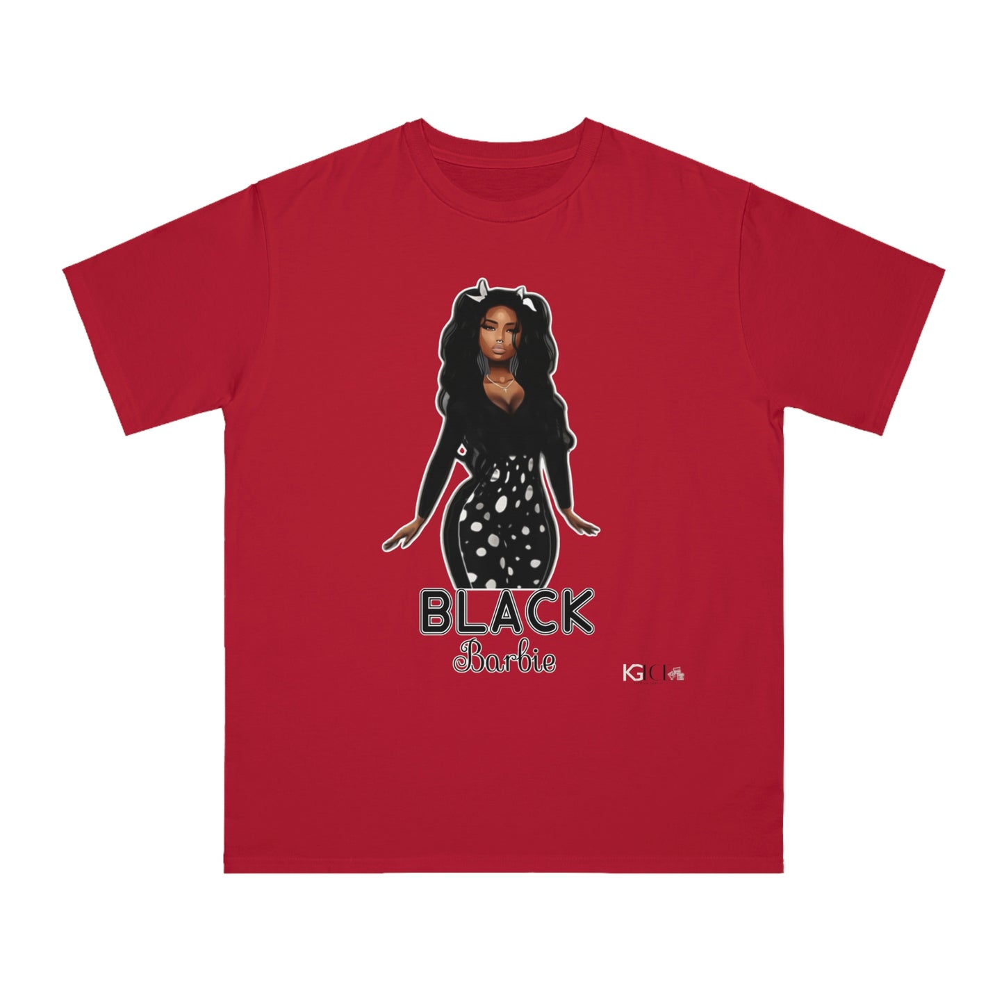 KGice Black Barbie Organic Unisex Classic T-Shirt