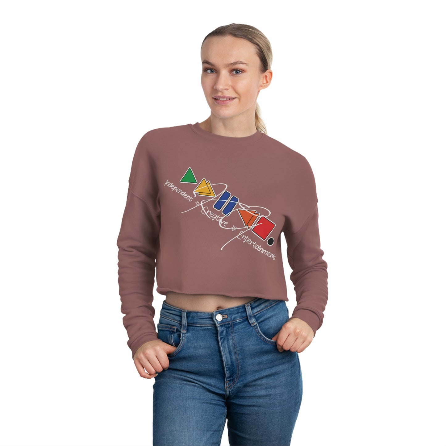 KGice multicolored collection Women's Cropped Sweatshirt