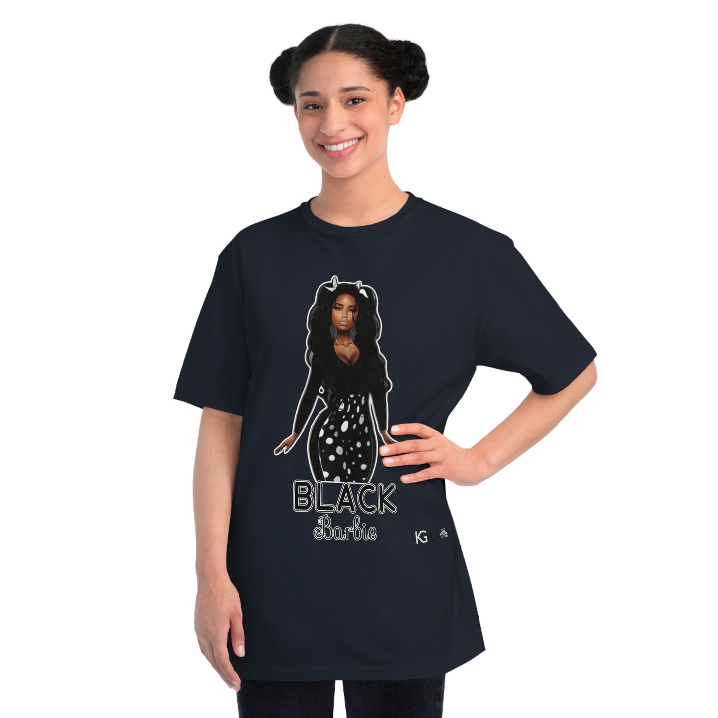 KGice Black Barbie Organic Unisex Classic T-Shirt