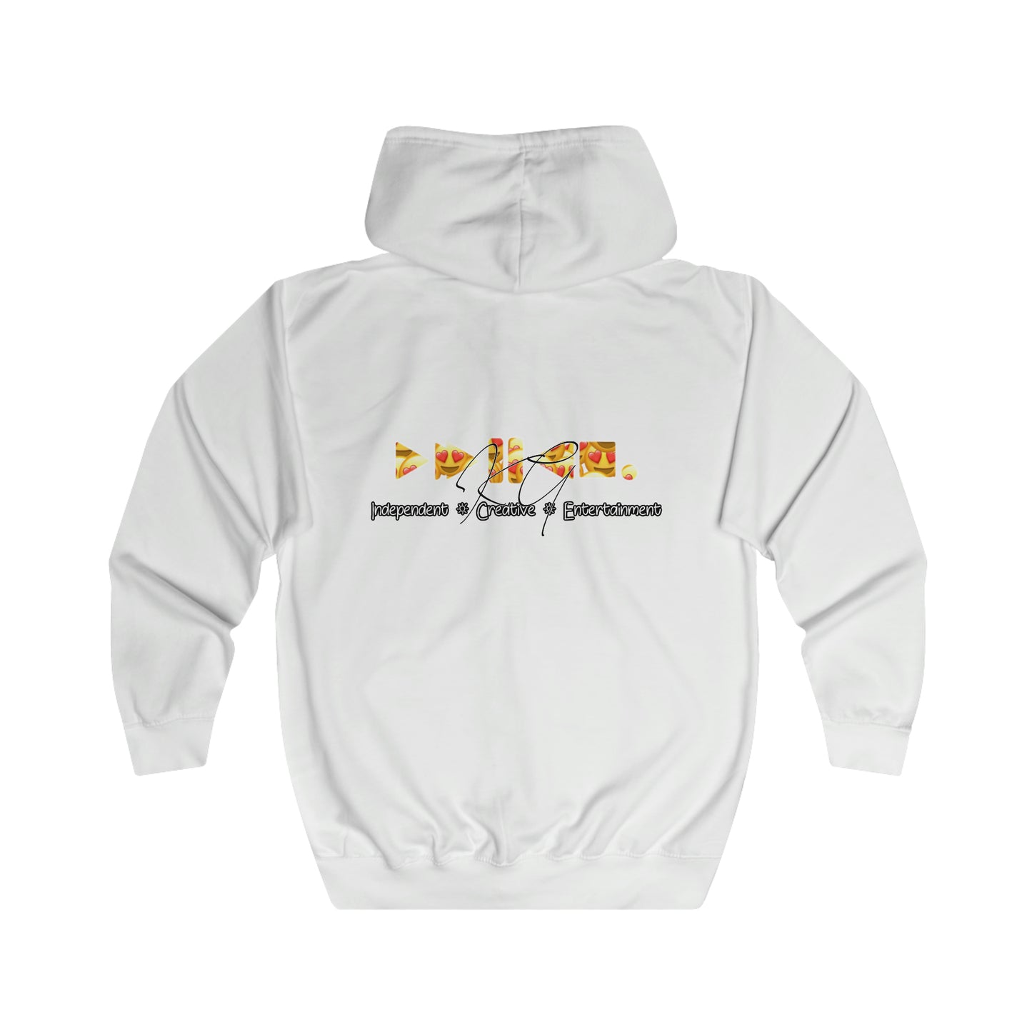 KG ice smilie heart eyes collection Full Zip Hoodie