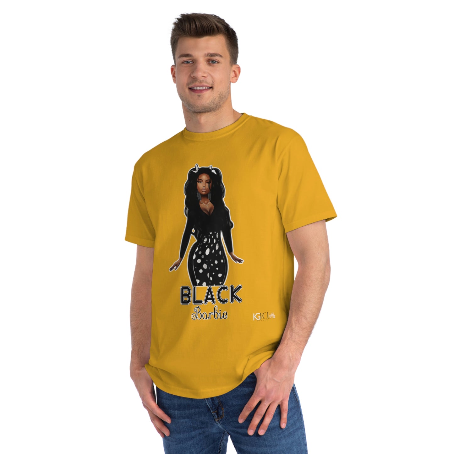 KGice Black Barbie Organic Unisex Classic T-Shirt