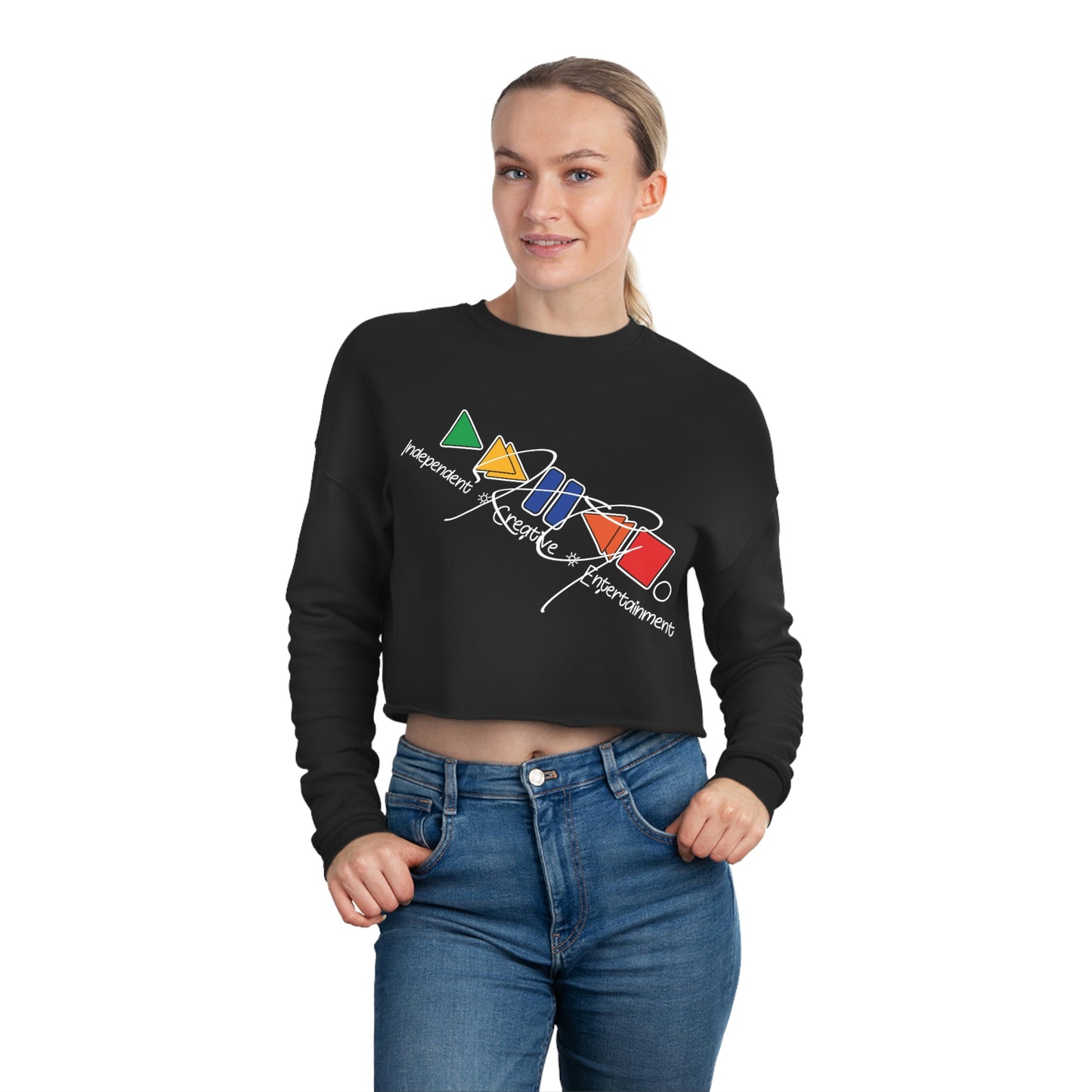 KGice multicolored collection Women's Cropped Sweatshirt