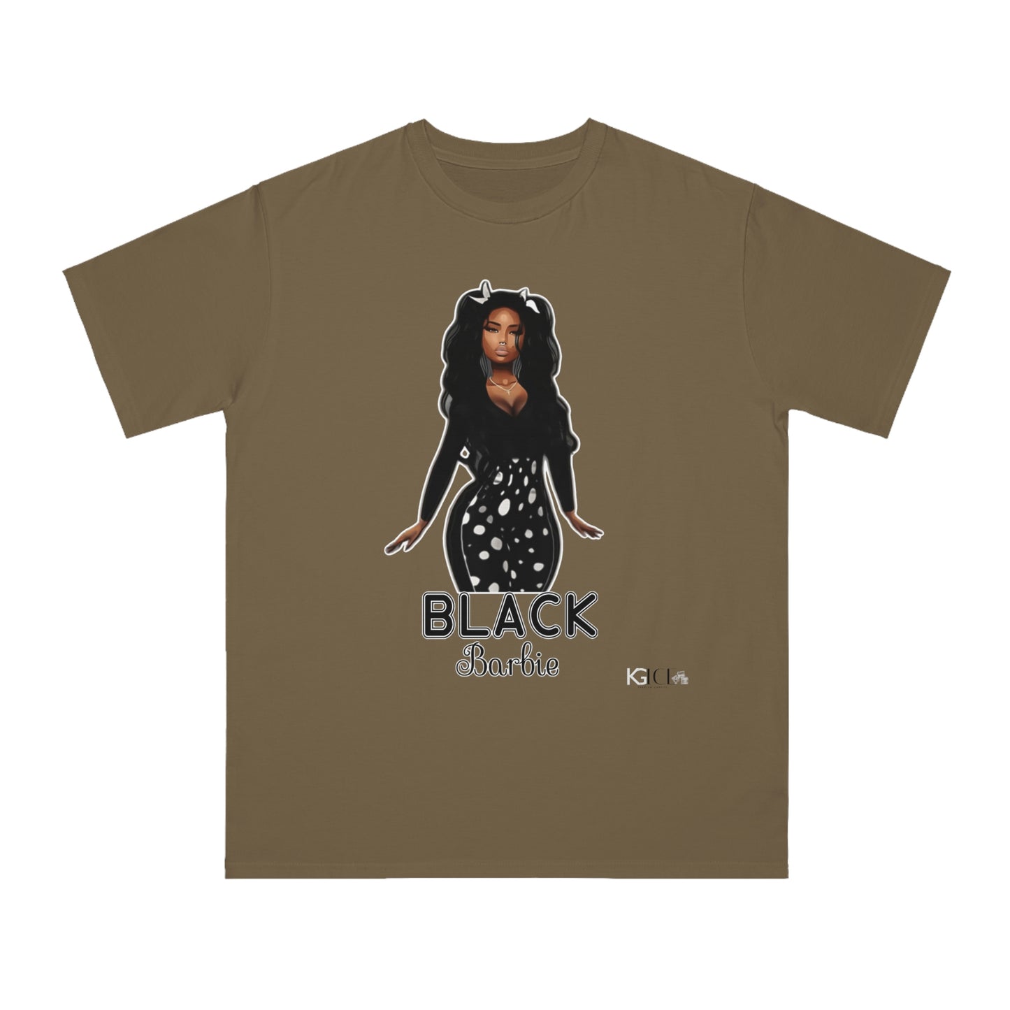 KGice Black Barbie Organic Unisex Classic T-Shirt