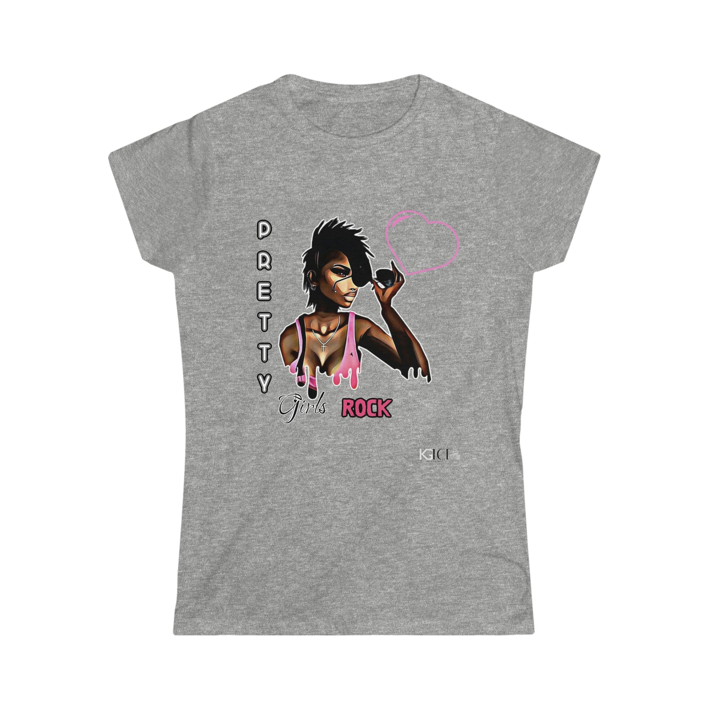 Women's Pretty girls rock Softstyle Tee