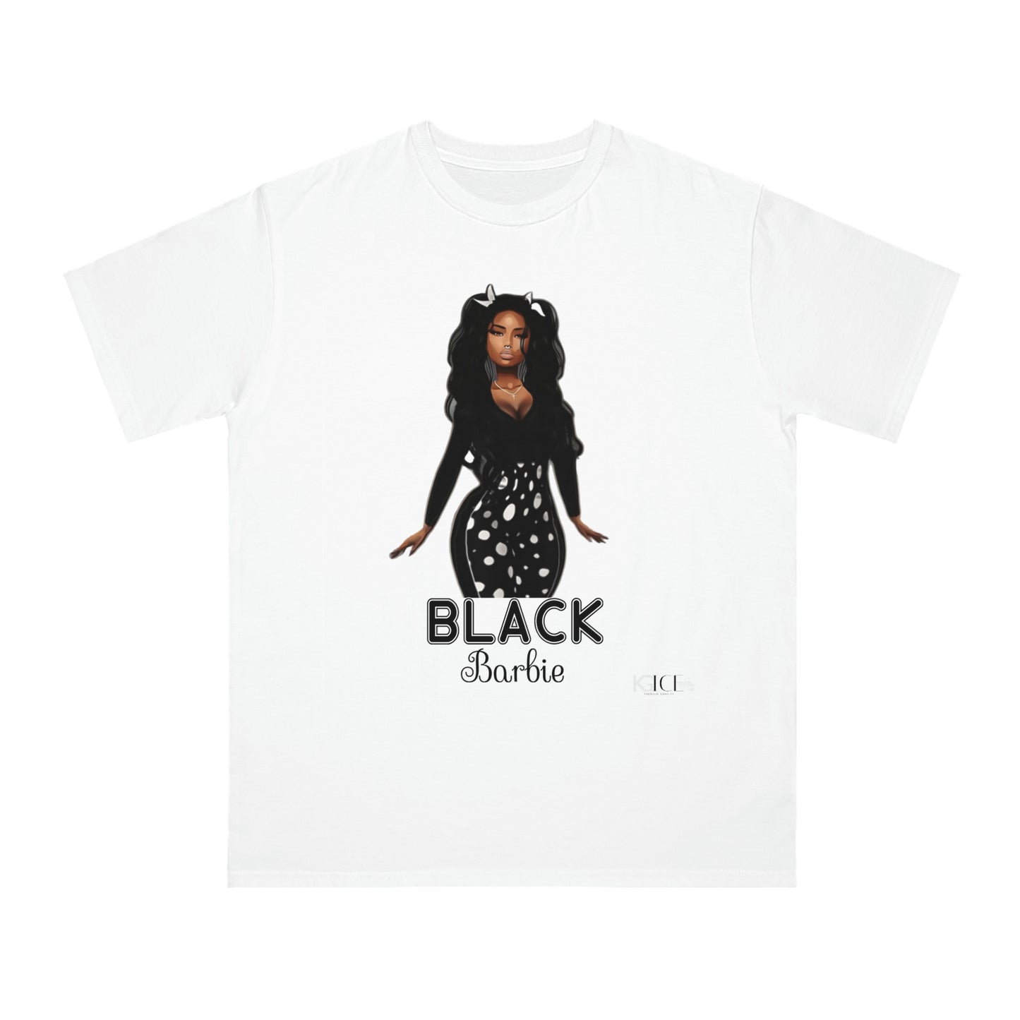 KGice Black Barbie Organic Unisex Classic T-Shirt