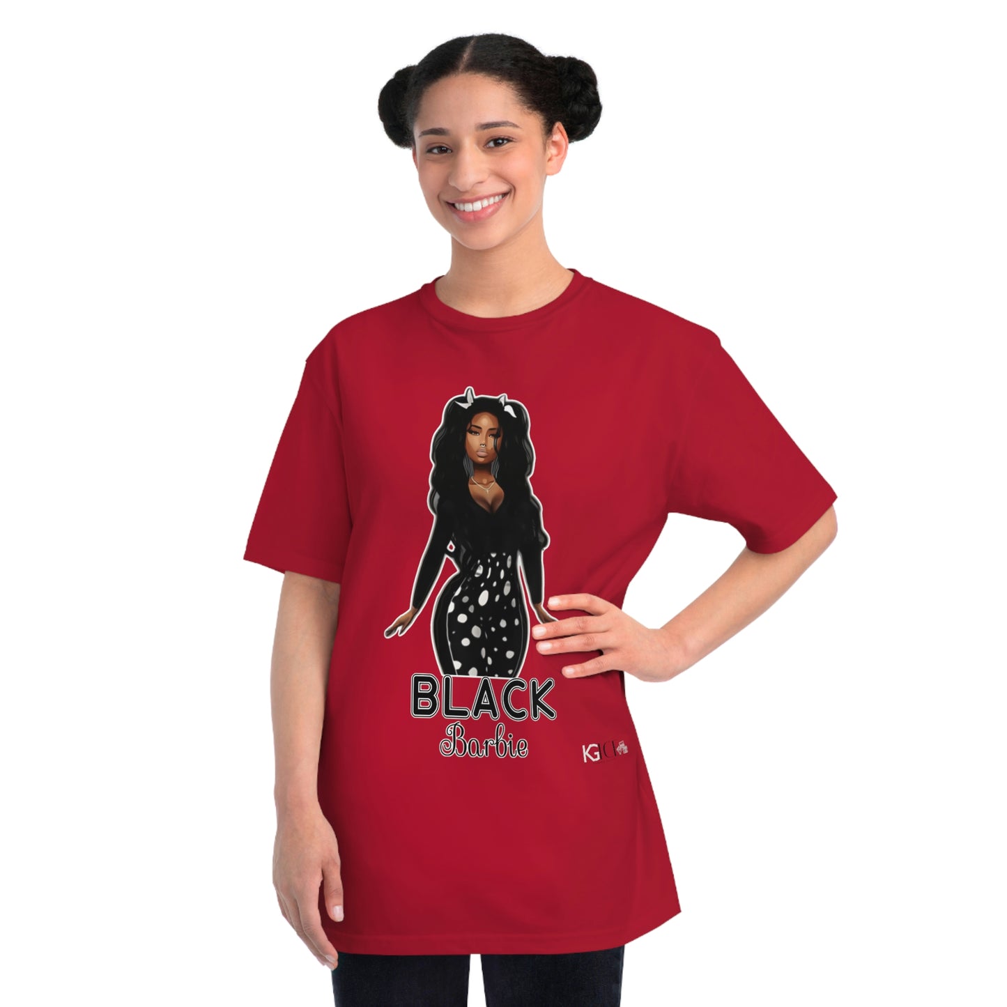 KGice Black Barbie Organic Unisex Classic T-Shirt