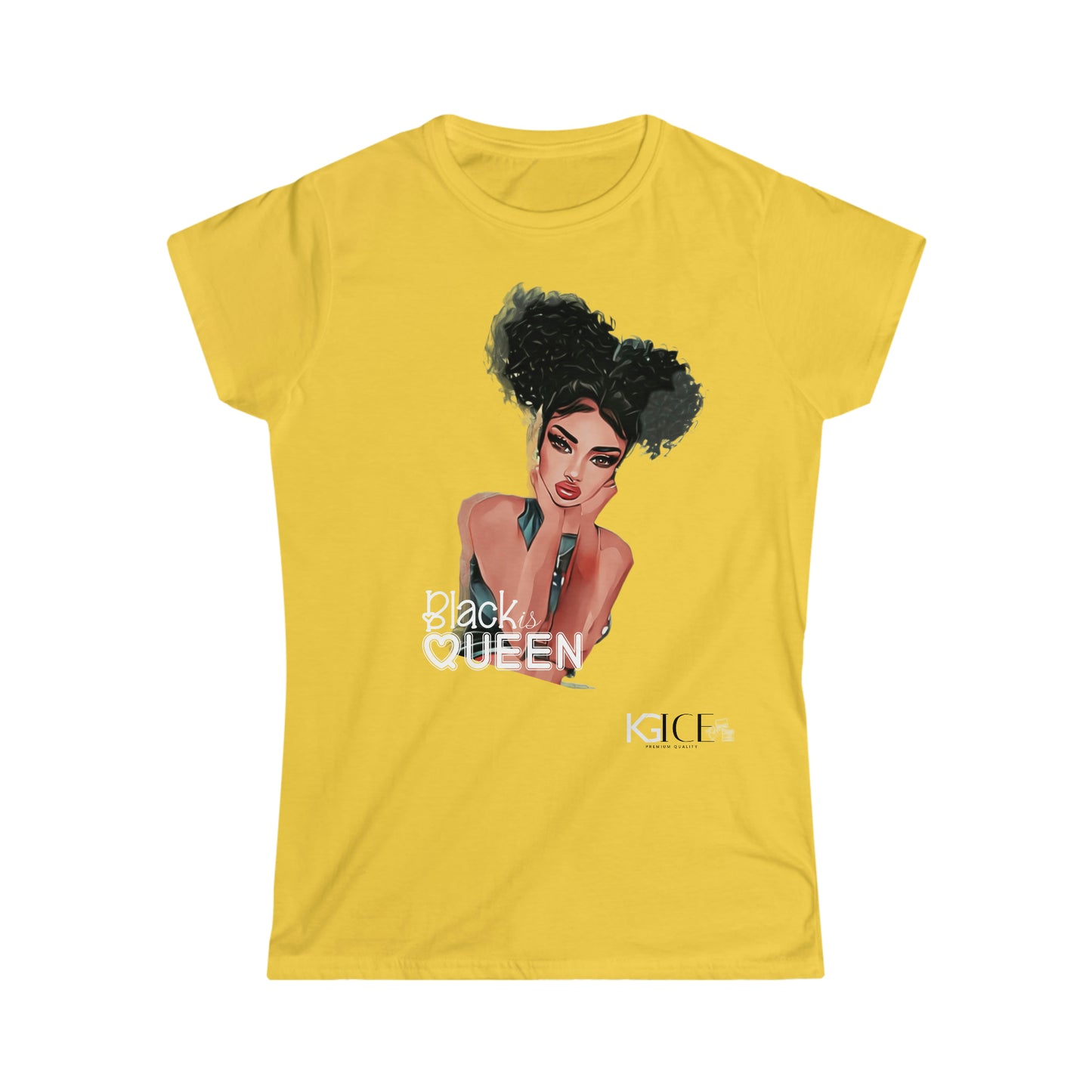 Women's Black Queen Softstyle Tee