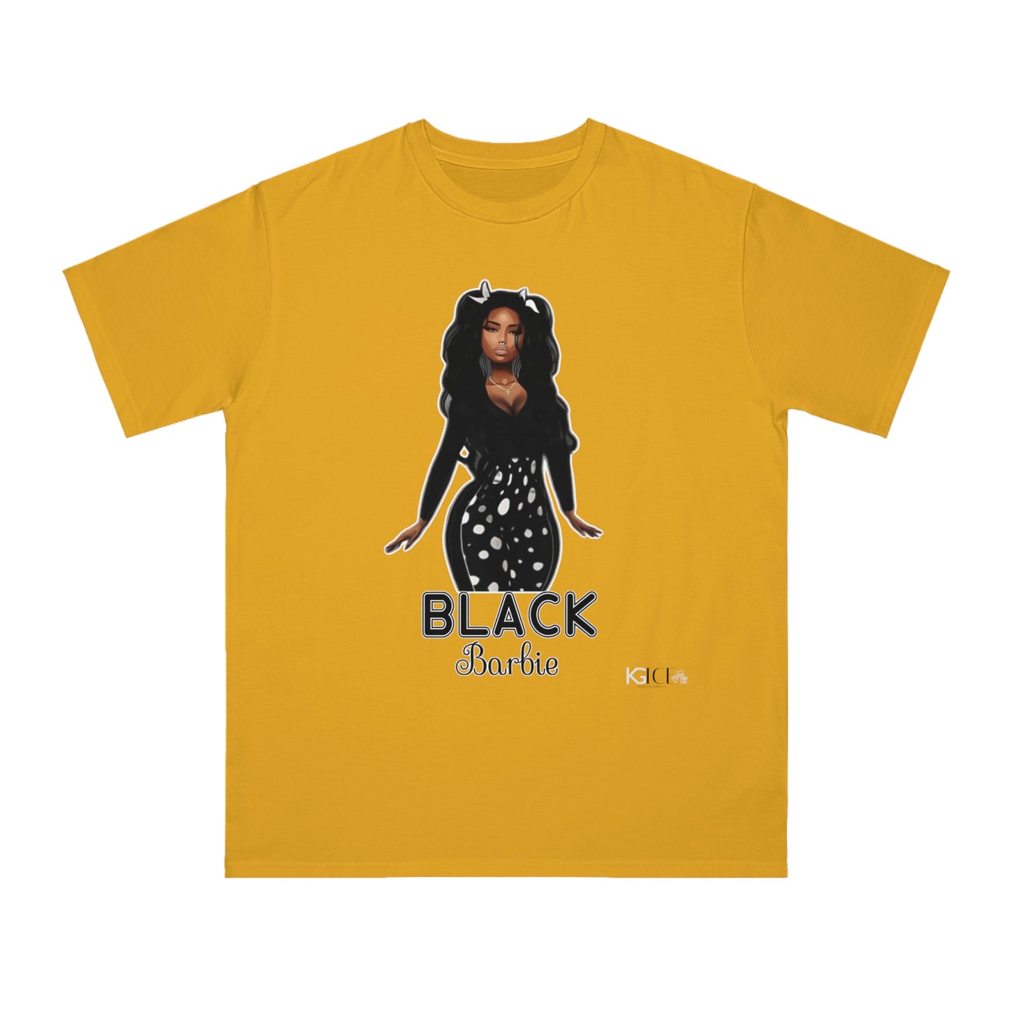 KGice Black Barbie Organic Unisex Classic T-Shirt