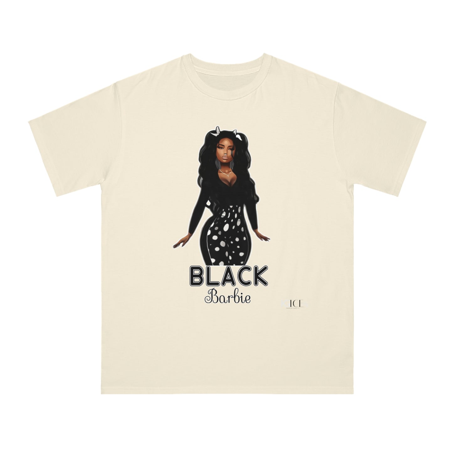 KGice Black Barbie Organic Unisex Classic T-Shirt