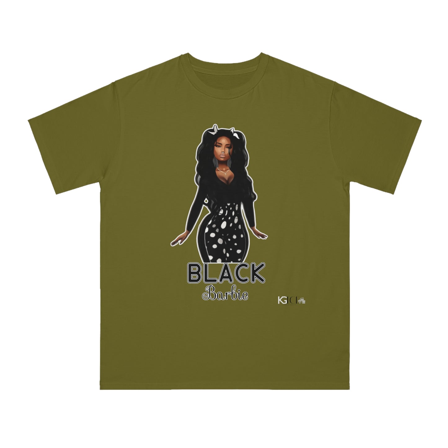 KGice Black Barbie Organic Unisex Classic T-Shirt