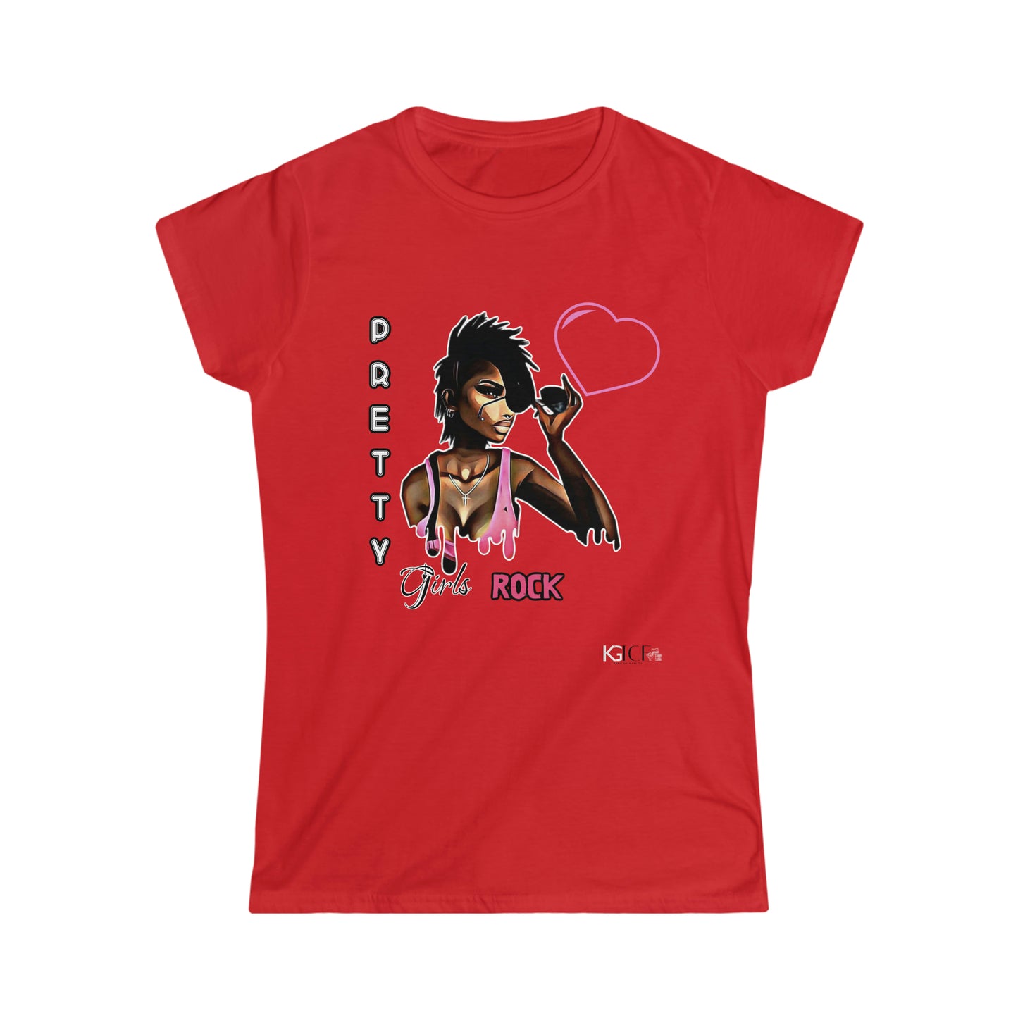 Women's Pretty girls rock Softstyle Tee